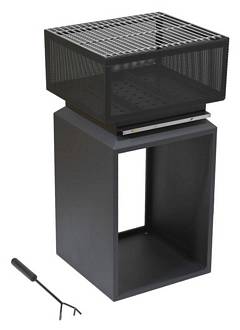 Tűzrakóhely grillráccsal  KOCKA